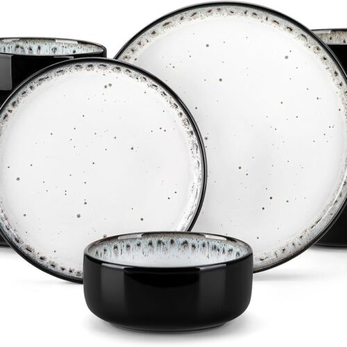 Serviesset 6 Persoons - Serviessets - Bordenset - Chique Bordenset - Porselein -Beige