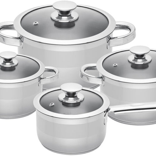 Sola Pannenset Furore - RVS - Kookpan ø 16, 18, 20 cm & Steelpan ø 16 cm - Inductie geschikt - 4 Delig