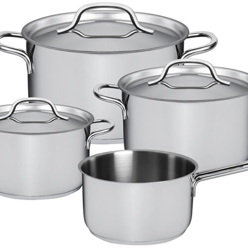 Sola Pannenset Mirage - RVS - Kookpan ø 16, 18, 20 cm & Steelpan ø 16 cm - Inductie geschikt - 4 Delig