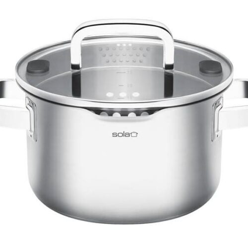 Sola Soeppan met deksel Juvia - Inductie geschikt - ø 24 cm / 5.5 liter