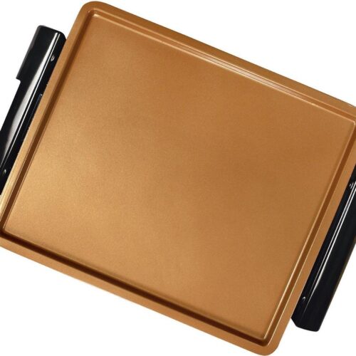 Starlyf Premium Grillplaat - Tafelgrill - Bakplaat - Tafelbarbecue - 40.5 x 27.5 cm