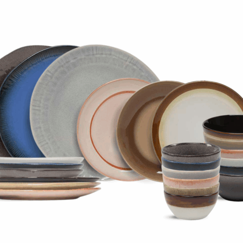 Studio Tavola Serviesset Earth 24-delige / 6 personen - 6 dinerborden, 6 ontbijtborden, 6 kommen en 6 kleine kommen