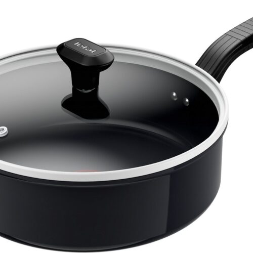 Tefal Cook & Change - Hapjespan - Ø24 cm - PFAS-vrij - Keramisch - Inclusief Deksel - Geschikt voor Inductie