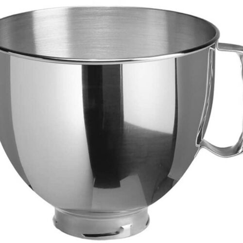 Unyqoos® Roestvrijstalen Mengkom van 4,83 Liter voor Keukenmachines