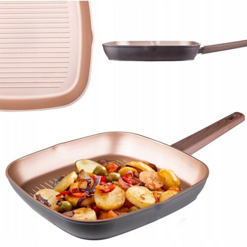 Valdinox Noble Grillpan 26 cm - Geschikt voor Inductie & Gas