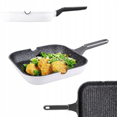 Valdinox Pure Grillpan 28 cm - Anti-aanbak, Geschikt voor Inductie