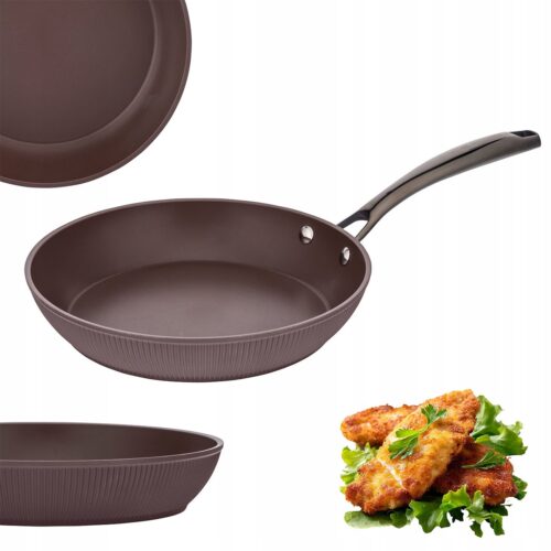 Valdinox Stripes Grillpan 24 cm - Inductie, Gas, Antiaanbaklaag