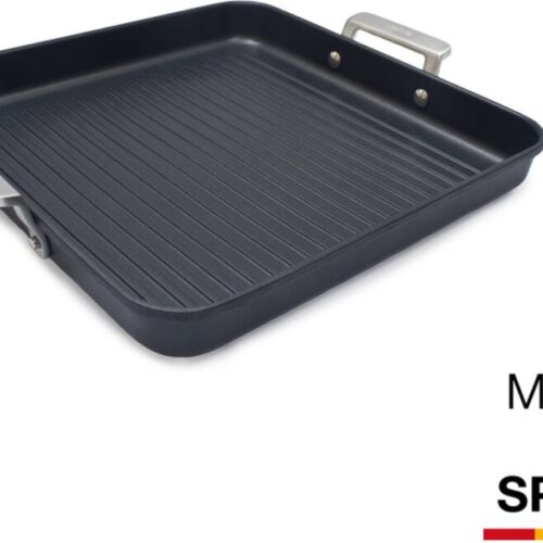 Valira Grillpan Aire met handgrepen - 28 x 28 cm - standaard anti-aanbaklaag