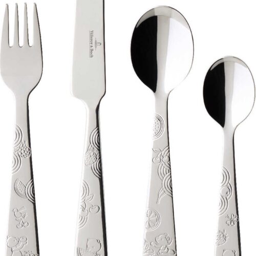 Villeroy & Boch Kinderbestek Hungry as a Bear - 4 delig