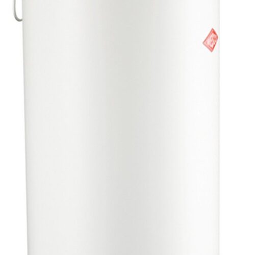 WESCO Capboy Maxi Prullenbak | Pedaalemmer | 22 Liter | Metaal - Mat wit | Afvalemmer - Made in Germany
