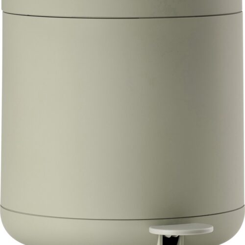 Zone Denmark Ume Pedaalemmer - Prullenbak Badkamer Softclose - Afvalemmer Klein - Toilet & Badkamer Accessoires - Kunststof - 4 liter - 22 x 19,5 cm - Eucalyptus